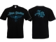 T-Hemd - Bloodline - schwarz/blau