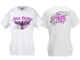 Frauen T-Shirt - Bloodline - Motiv 2 - weiss/pink