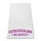 Handtuch - Ostdeutschland - No Respect - weiß/lila