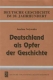 Buch - Deutschland als Opfer der Geschichte