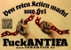 Von roten ketten macht euch frei - FCK ANTIFA - Aufkleber