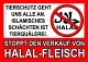 Stopp Halal - Aufkleber