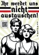 Ihr werdet uns nicht austauschen - Aufkleber