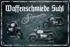 Blechschild - Simson - Waffenschmiede Suhl (quer) (433)