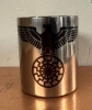 Edelstahltasse mit Karabinerhakengriff - Reichsadler mit Schwarzer Sonne