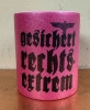 Glitzer Tasse - purple - gesichert Rechtsextrem