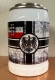 Bierkrug mit Zinndeckel - Reichskriegsflagge - vintage