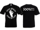 T-Hemd - White Power - Logo - Modern - 100% White/Proud - großer Frontdruck - schwarz