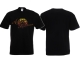 T-Hemd - Auch ohne Sonne braun - Schwarze Sonne - Retro - schwarz