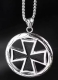 Halskette - Eisernes Kreuz - rund - groß - AEP