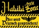 Habibi freie Zone - Hier wird Deutsch gesprochen - Aufkleber