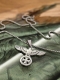 Halskette - Reichsadler mit EK - silberne Optik -35 -