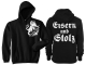 Kapuzenpullover - Eiserner Löwe - Eisern und Stolz - schwarz