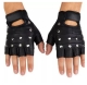 Lederhandschuhe mit Flachnieten