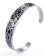 Armspange - Triskele - silber/schwarze Optik