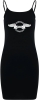 Kleid - Stretch Jersey Slim Dress - Sleipnir - Engel leben ewig - Rebellen sterben jung - schwarz