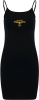 Kleid - Stretch Jersey Slim Dress - Reichsadler - Deutschland - schwarz/gold