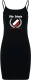Kleid - Stretch Jersey Slim Dress - Alte Schule - SWR - Respekt - Ehre - Loyalität - schwarz