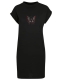 Kleid - Turtle Extended Shoulder Dress - Schmetterling - schwarz