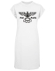 Kleid - Turtle Extended Shoulder Dress - Anti Antifa - Adler mit Schlagring - weiß