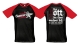 Raglan T-Shirt - Eiserner Löwe - Der Gott der Eisen wachsen ließ - schwarz/rot