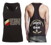 Muskelshirt/Tank Top Racer Back - Afrika Korps+++Einzelstück+++RAUSVERKAUF+++