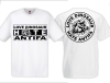 Frauen T-Shirt - Love Dinosaur - Hate Antifa - weiß