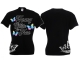 Frauen T-Shirt - young,white & free - schwarz - weiß - Motiv2