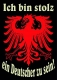 Ich bin stolz ein Deutscher zu sein - Aufkleber