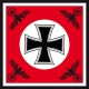 Fahne - 120x120 - Eisernes Kreuz mit vier Reichsadlern (69)