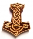 Magnet - Holz - Thor Hammer