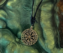 Halskette - Vegvisir - Bronze - SBA - 070
