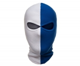 Sturmhaube - 50-50 - weiß - blau ()