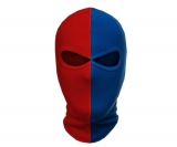 Sturmhaube - 50-50 - rot - blau ()