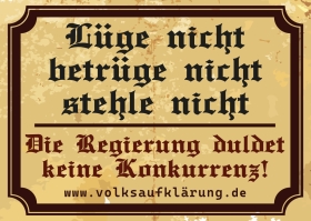 Lüge Nicht - Aufkleber