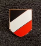 Pin - Wappen - schwarz/weiß/rot - SWR