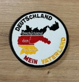 Aufnäher - Deutschland mein Vaterland - rund
