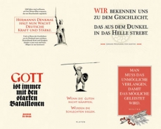 5 dekorative Wandbilder - "Sinnsprüche"