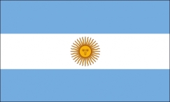 Fahne - Argentinien