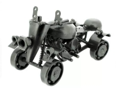 Dekoration - Stahl Quad Bike