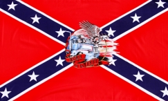 Fahne - Südstaaten - Born to be Free