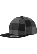 Checked Flanell Snapback - blk/cha