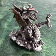 Zinn Figur - Drache - 13 - DeAgostini +++EINZELSTÜCK+++