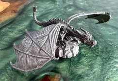 Zinn Figur - Drache - 16 - DeAgostini +++EINZELSTÜCK+++