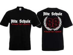 Frauen T-Shirt - Alte Schule - 88 - Respekt - Ehre - Loyalität - schwarz
