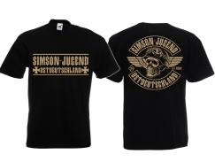 T-Hemd - Simson Jugend - Ostdeutschland - schwarz