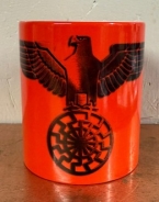 Farbwechseltasse - rot - Reichsadler mit Schwarzer Sonne