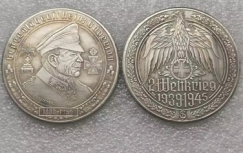 Medallie - Generaloberst Heinz Guderian - silbern - Sammleranfertigung