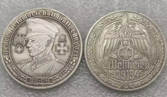 Medallie - Generalfeldmarschall Walter Model - silbern - Sammleranfertigung