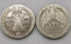 Medallie - Ardennen Offensive 1944 - silbern - Sammleranfertigung